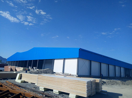 XGZ Prefab Metal Depo Binası Saldırılmış Ve Sıcak Dolaştırılmış H Bölümlü Çelik