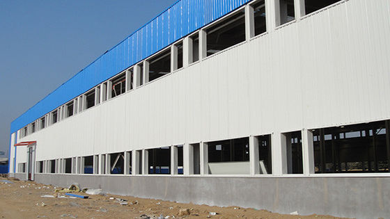 Q235 Q355 Endüstriyel ve Ticari için Mühendislik Metal Bina