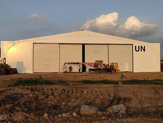 Özel rüzgar basıncı ve kar yükü için özel çelik yapı hangarı