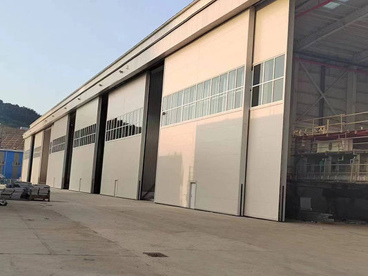 Prefabrik Metal Uçak Hangarları Boyalı Galvanizli Yüzey